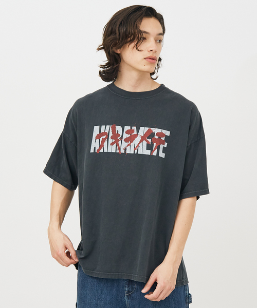 REMI RELIEF / レミ レリーフ】 AKIRAMETE MESSAGE BIGTシャツ
