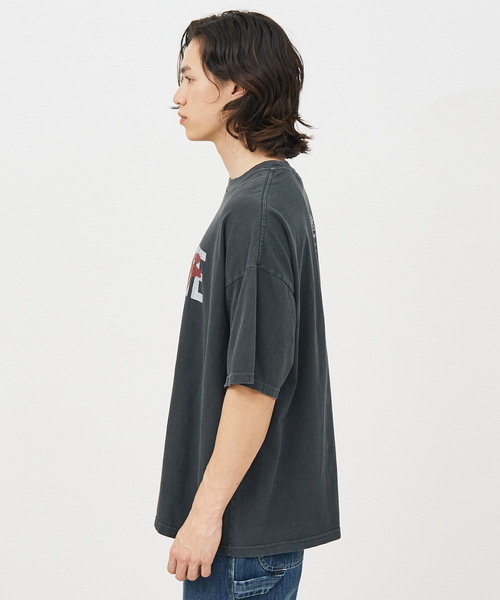 REMI RELIEF / レミ レリーフ】 AKIRAMETE MESSAGE BIGTシャツ