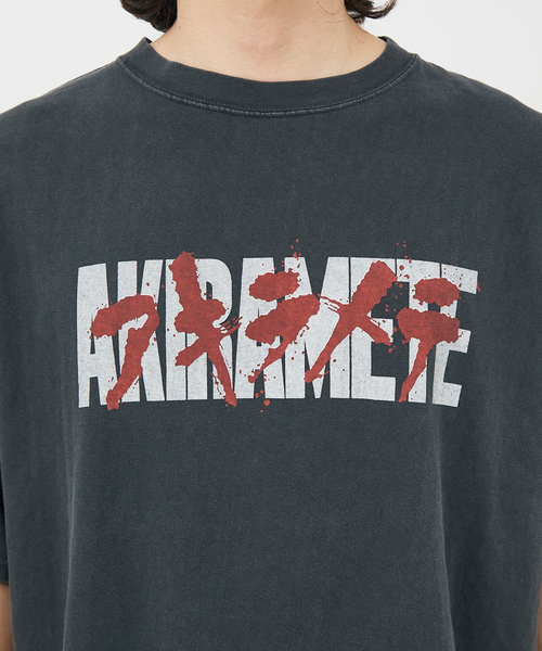 REMI RELIEF(レミレリーフ)の「【REMI RELIEF / レミ レリーフ】 AKIRAMETE MESSAGE BIGTシャツ/ユニセックス(Tシャツ/カットソー・メンズ・ブラック/オフホワイト・M/L/XL)」の17枚目の写真