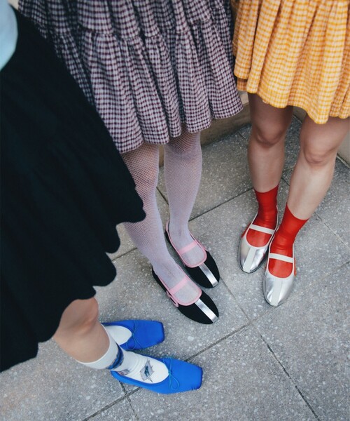 別注】Anniel / サテン バレエ シューズ(バレエシューズ)|Anniel 別注】Anniel / サテン バレエ シューズ(バレエシューズ)|Anniel