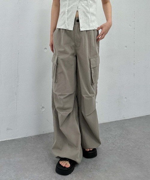 archives（アルシーヴ）の「チノカーゴパンツ（カーゴパンツ・レディース・アイボリー/グレー/ベージュ・MEDIUM）」の16枚目の写真
