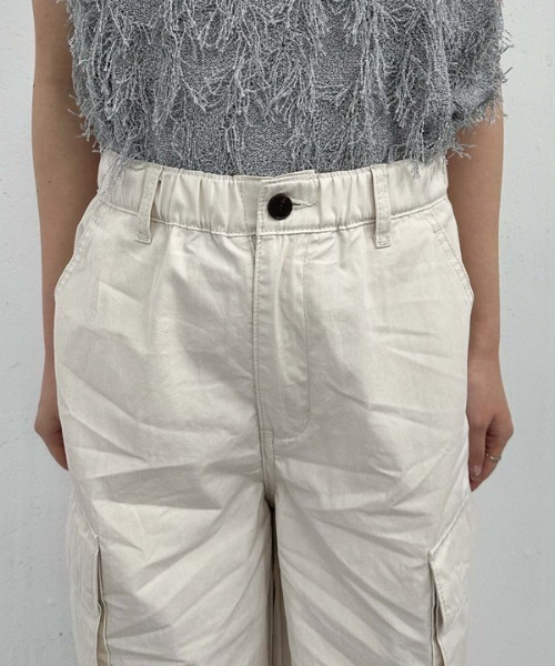 archives（アルシーヴ）の「チノカーゴパンツ（カーゴパンツ・レディース・アイボリー/グレー/ベージュ・MEDIUM）」の5枚目の写真