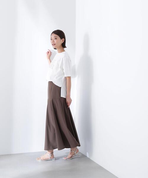 NATURAL BEAUTY BASIC(ナチュラルビューティーベーシック)の「◇【Oggi掲載】切替フレアマキシスカート(スカート・レディース・ブラック/ブラウン/レッド・SMALL/MEDIUM/P/S)」の9枚目の写真