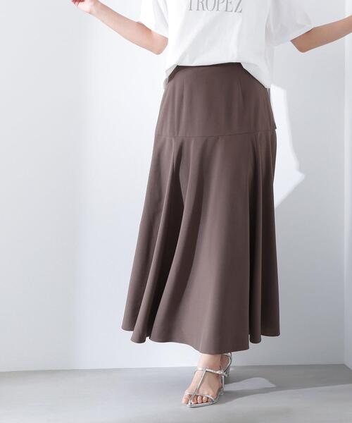 NATURAL BEAUTY BASIC(ナチュラルビューティーベーシック)の「◇【Oggi掲載】切替フレアマキシスカート(スカート・レディース・ブラック/ブラウン/レッド・SMALL/MEDIUM/P/S)」の13枚目の写真
