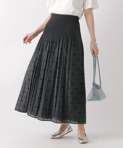 Elura（エルーラ）の「リバーシブルフレアスカート〈低身長サイズあり〉/451478（スカート・レディース・オレンジ/ブラック系その他/ブラック・FREE/FREE(S)）」の17枚目の写真