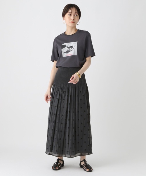 Elura（エルーラ）の「リバーシブルフレアスカート〈低身長サイズあり〉/451478（スカート・レディース・オレンジ/ブラック系その他/ブラック・FREE/FREE(S)）」の18枚目の写真