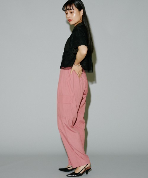 terrace（テラス）の「カスレシアーカーゴパンツ（カーゴパンツ・レディース・ブラック/カーキ/ピンク・MEDIUM）」の12枚目の写真