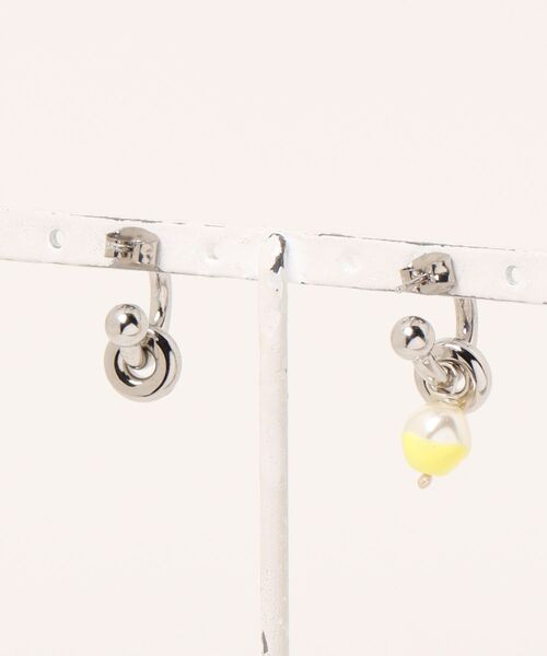 セール】JUSTINE CLENQUET ETHAN YELLOW EARRINGS 31JC05ETHAN2