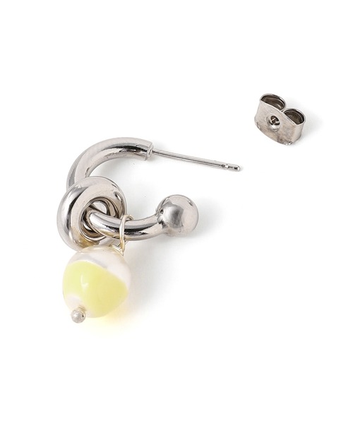 セール】JUSTINE CLENQUET ETHAN YELLOW EARRINGS 31JC05ETHAN2