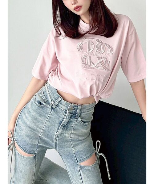 エンブロイダリーロゴTシャツ（Tシャツ/カットソー）｜RESEXXY