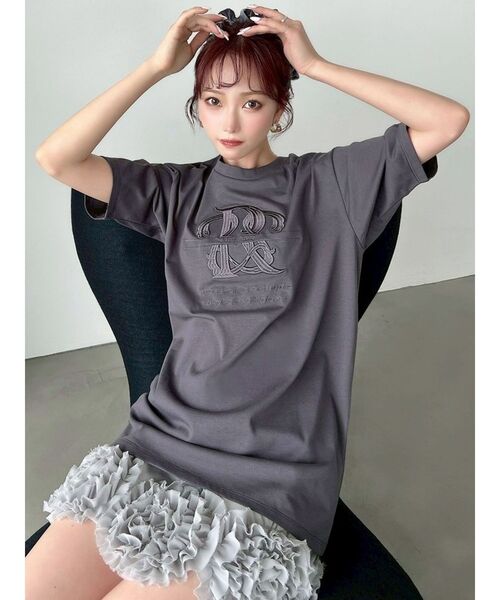 エンブロイダリーロゴTシャツ（Tシャツ/カットソー）｜RESEXXY