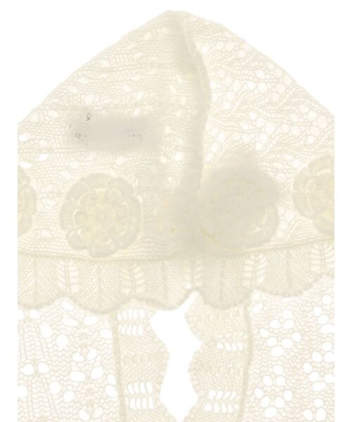 merry jenny(メリージェニー)の「お花咲いたバラクラバマフラー(マフラー・レディース・ピンク/オフホワイト/ブラック・FREE)」の4枚目の写真