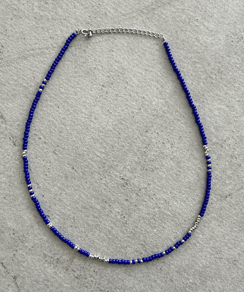 CPCM(シーピーシーエム)の「ステンレスビーズネックレス(ネックレス・レディース・レッド/ネイビー/グレー・FREE)」の7枚目の写真