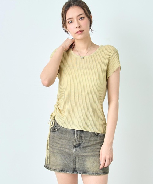 トップス ANNA セール】裾ドロスト ニット トップス（ニット/セーター）｜ANAP