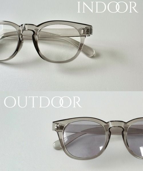 Lynn.（リン）の「Tuseday SUN & glasses / 調光レンズ採用 UVブルーライトカット 2wayメガネ サングラス（サングラス・レディース・ブラック/クリア・FREE）」の3枚目の写真