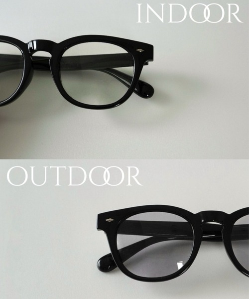 Lynn.（リン）の「Tuseday SUN & glasses / 調光レンズ採用 UVブルーライトカット 2wayメガネ サングラス（サングラス・レディース・ブラック/クリア・FREE）」の7枚目の写真