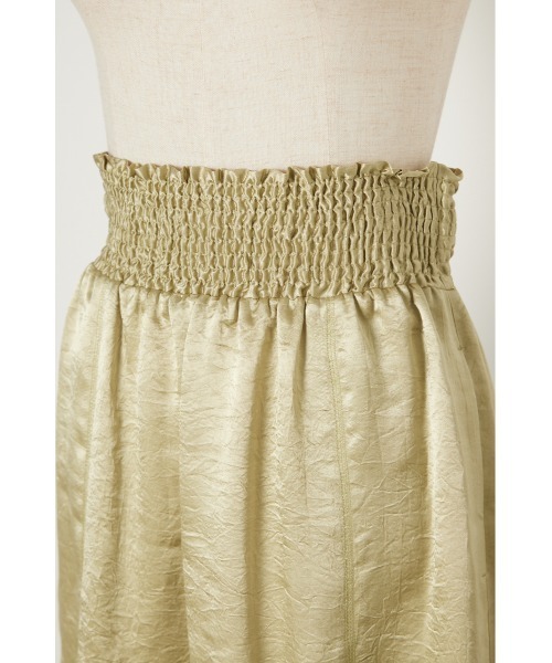 PROVOKE （プロヴォーク）の「サテンマキシスカート（スカート・レディース・ライトグリーン・FREE）」の7枚目の写真