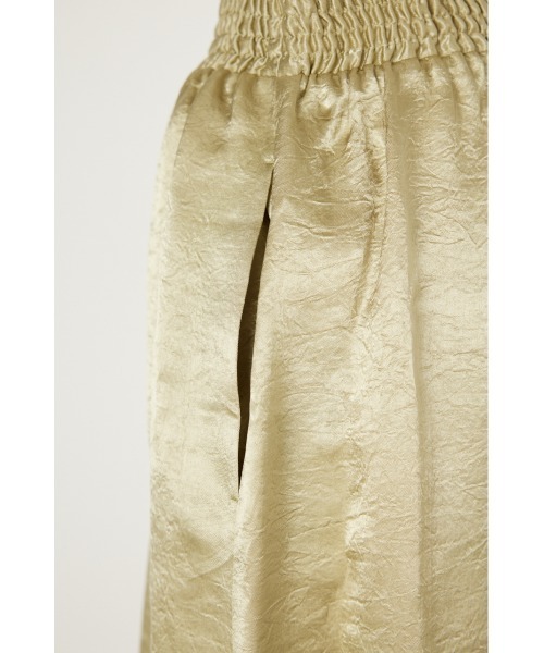 PROVOKE （プロヴォーク）の「サテンマキシスカート（スカート・レディース・ライトグリーン・FREE）」の2枚目の写真