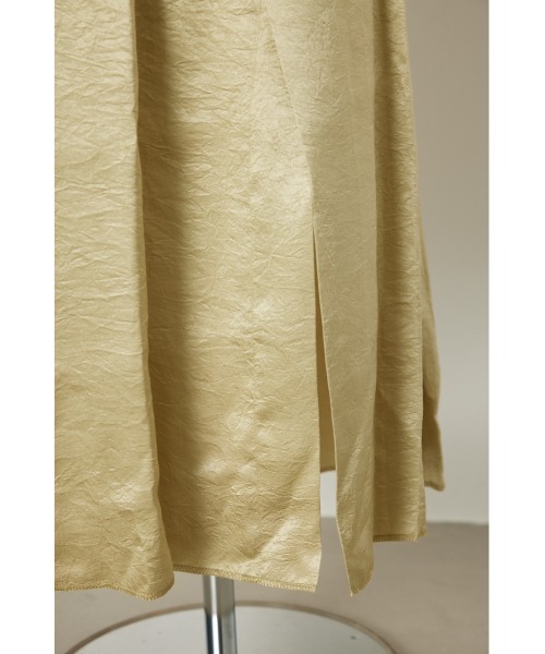 PROVOKE （プロヴォーク）の「サテンマキシスカート（スカート・レディース・ライトグリーン・FREE）」の4枚目の写真