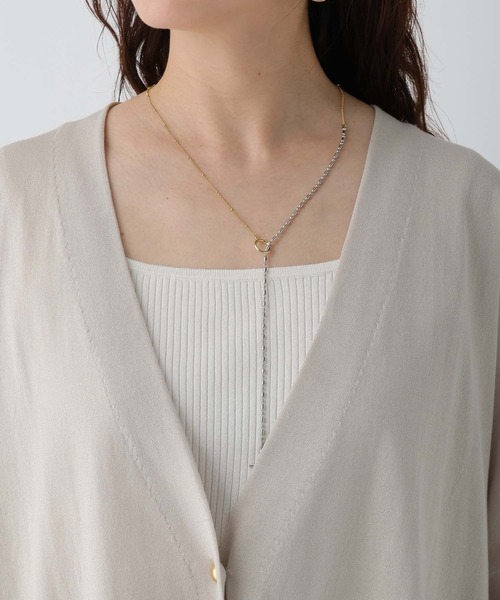 Elura（エルーラ）の「UVカットガウンカーディガン/495594（カーディガン/ボレロ・レディース・ブラック/グレイッシュベージュ/グリーン系その他/ホワイト/イエロー/ダークブラウン・FREE）」の16枚目の写真