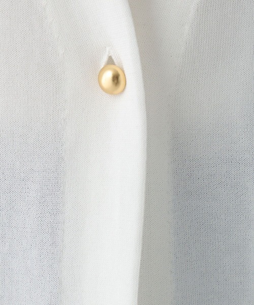 Elura（エルーラ）の「UVカットガウンカーディガン/495594（カーディガン/ボレロ・レディース・ブラック/グレイッシュベージュ/グリーン系その他/ホワイト/イエロー/ダークブラウン・FREE）」の21枚目の写真