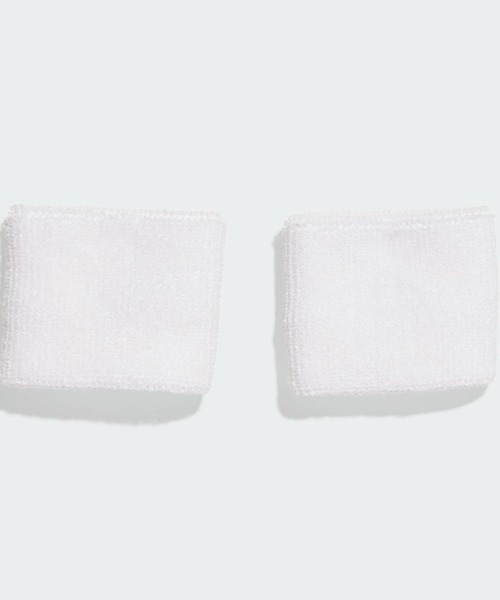 adidas(アディダス)の「テニス アディダス オリジナルス スモール リストバンド / アディダス adidas(バングル/リストバンド・メンズ・ホワイト×グリーン・LARGE)」の2枚目の写真