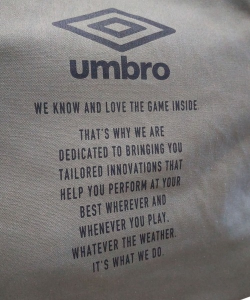 UMBRO(アンブロ)の「【umbro/アンブロ】 A4キャンバストートバッグ(トートバッグ・レディース・アイボリー/カーキ・FREE)」の7枚目の写真