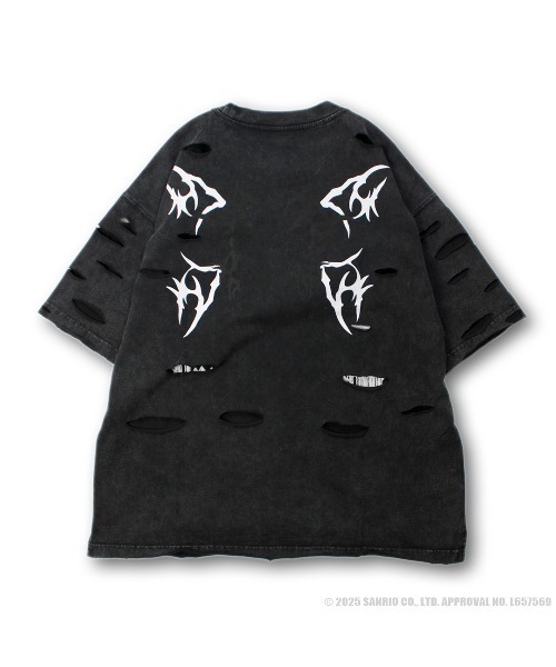 ガルフィー　ダメージボロボロTシャツ GALFY tシャツ GA×GALFY-ぼろぼろとらいばりゅTee メンズ
