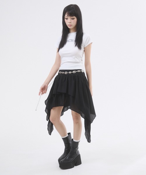 【関税込み】AO Yes ミディアムスカート KOEISTORE フレアスカート レディース ミディアム丈 ミニ丈 ひざ