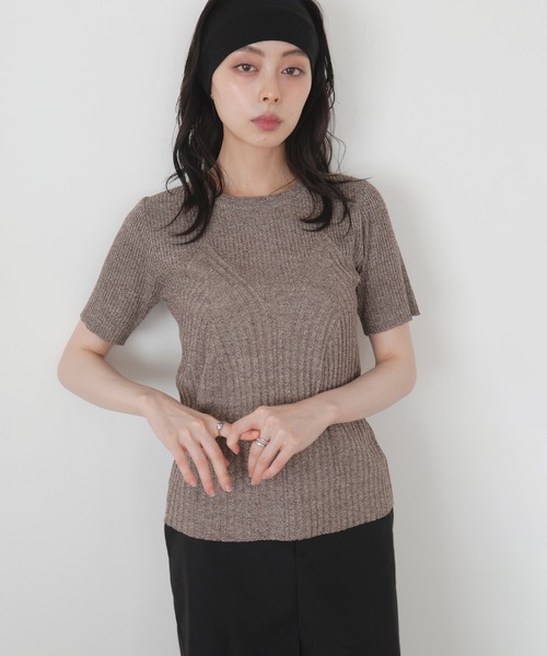 セール】ビスチェラインリブニット（ニット/セーター）｜LIAN