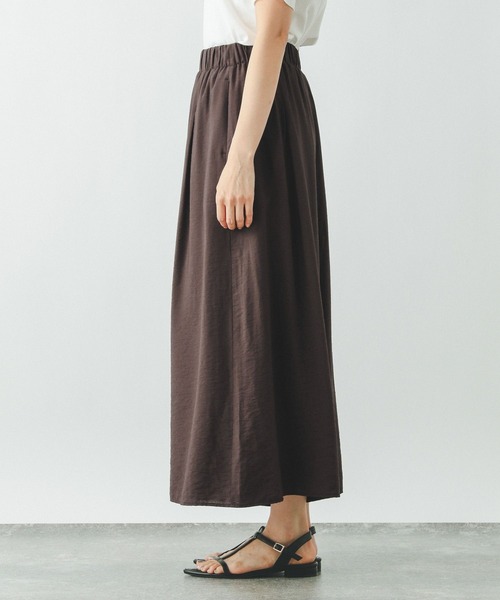 GLOBAL WORK（グローバルワーク）の「ギャザーフレアワイドパンツ/575808（その他パンツ・レディース・スミクロ/ブラウン/ブルー・MEDIUM/SMALL/LARGE）」の17枚目の写真