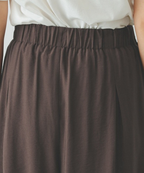 GLOBAL WORK（グローバルワーク）の「ギャザーフレアワイドパンツ/575808（その他パンツ・レディース・スミクロ/ブラウン/ブルー・MEDIUM/SMALL/LARGE）」の20枚目の写真