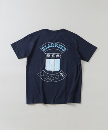 EDIFICE（エディフィス）の「TEXTILE PAINT(テキスタイルペイント) Biarritz プリント Tシャツ（Tシャツ/カットソー・メンズ）」