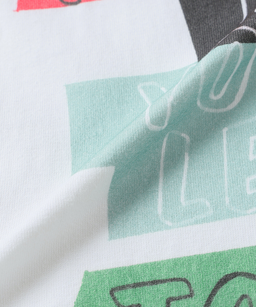 EDIFICE（エディフィス）の「TEXTILE PAINT(テキスタイルペイント) Biarritz プリント Tシャツ（Tシャツ/カットソー・メンズ・ホワイト/ネイビー/ホワイト系その他/ホワイト×ホワイト・MEDIUM/LARGE）」の12枚目の写真