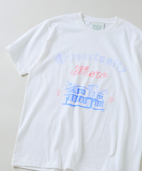 EDIFICE（エディフィス）の「TEXTILE PAINT(テキスタイルペイント) Biarritz プリント Tシャツ（Tシャツ/カットソー・メンズ・ホワイト/ネイビー/ホワイト系その他/ホワイト×ホワイト・MEDIUM/LARGE）」の15枚目の写真