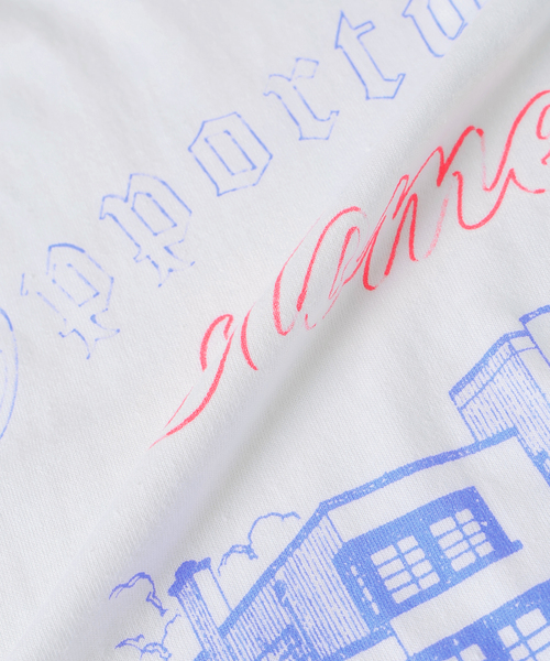 EDIFICE（エディフィス）の「TEXTILE PAINT(テキスタイルペイント) Biarritz プリント Tシャツ（Tシャツ/カットソー・メンズ・ホワイト/ネイビー/ホワイト系その他/ホワイト×ホワイト・MEDIUM/LARGE）」の16枚目の写真