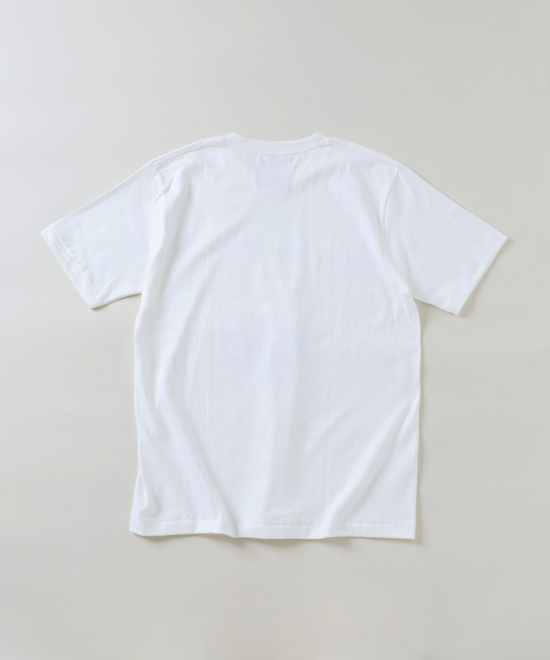 EDIFICE（エディフィス）の「TEXTILE PAINT(テキスタイルペイント) Biarritz プリント Tシャツ（Tシャツ/カットソー・メンズ・ホワイト/ネイビー/ホワイト系その他/ホワイト×ホワイト・MEDIUM/LARGE）」の19枚目の写真