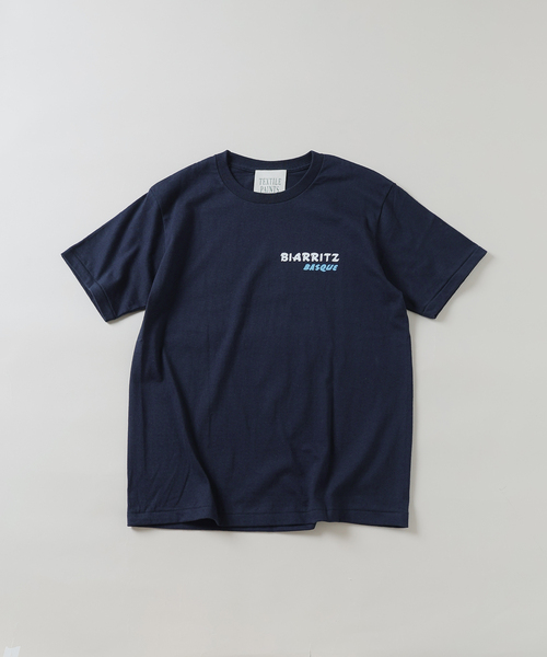EDIFICE（エディフィス）の「TEXTILE PAINT(テキスタイルペイント) Biarritz プリント Tシャツ（Tシャツ/カットソー・メンズ・ホワイト/ネイビー/ホワイト系その他/ホワイト×ホワイト・MEDIUM/LARGE）」の20枚目の写真
