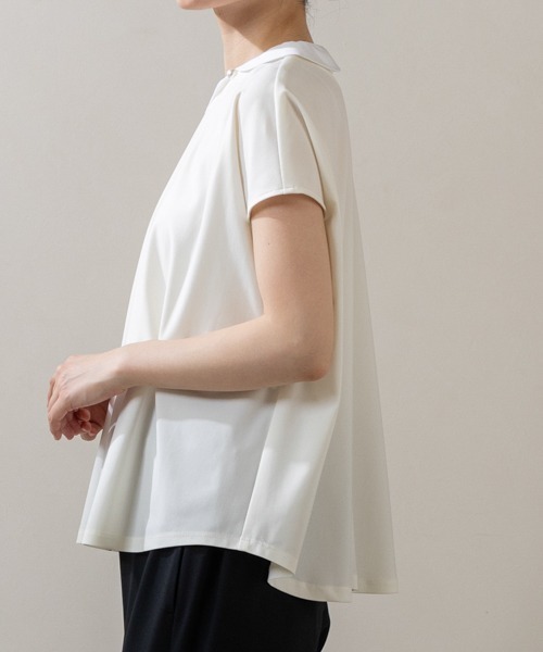 SONO ソーノ　カットソー SONO/ソーノ】【Summer Stretch】ﾌﾗﾜｰｶﾗｰﾌﾚｱTee（Tシャツ/カットソー