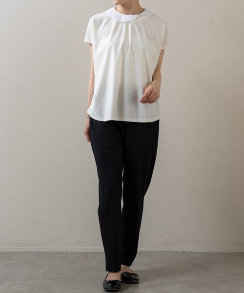 SONO ソーノ　カットソー SONO/ソーノ】【Summer Stretch】ﾌﾗﾜｰｶﾗｰﾌﾚｱTee（Tシャツ/カットソー