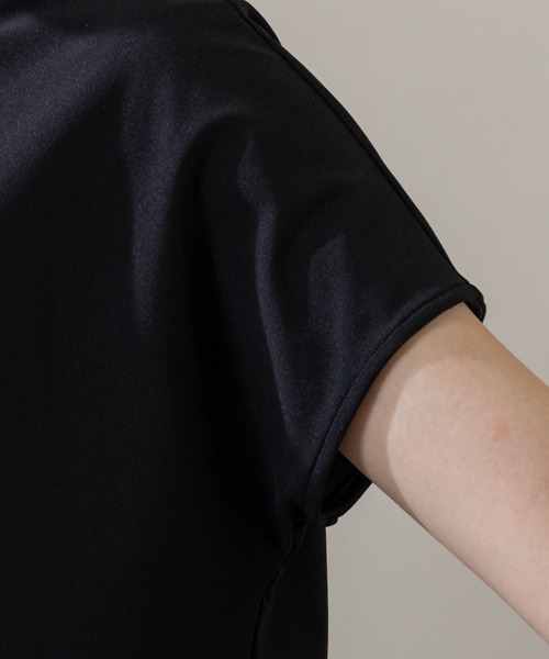 SONO/ソーノ】【Summer Stretch】ﾌﾗﾜｰｶﾗｰﾌﾚｱTee（Tシャツ/カットソー