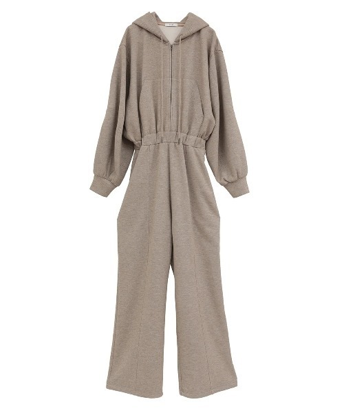 CLANE（クラネ）の「CLANE/クラネ/HOODED SWEAT ALL IN ONE（つなぎ