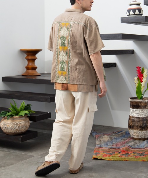 チャイハネ（チャイハネ）の「【チャイハネ】コッタイMEN'Sパンツ（カーゴパンツ・メンズ・ベージュ/オフホワイト/ブラック・FREE）」の7枚目の写真