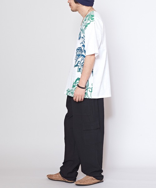 チャイハネ（チャイハネ）の「【チャイハネ】コッタイMEN'Sパンツ（カーゴパンツ・メンズ・ベージュ/オフホワイト/ブラック・FREE）」の12枚目の写真