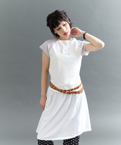 FTW（エフティダブリュー）の「THERMAL RAGLAN TOP（Tシャツ/カットソー・レディース・ブラック/ネイビー/オフホワイト・SMALL/MEDIUM）」の13枚目の写真