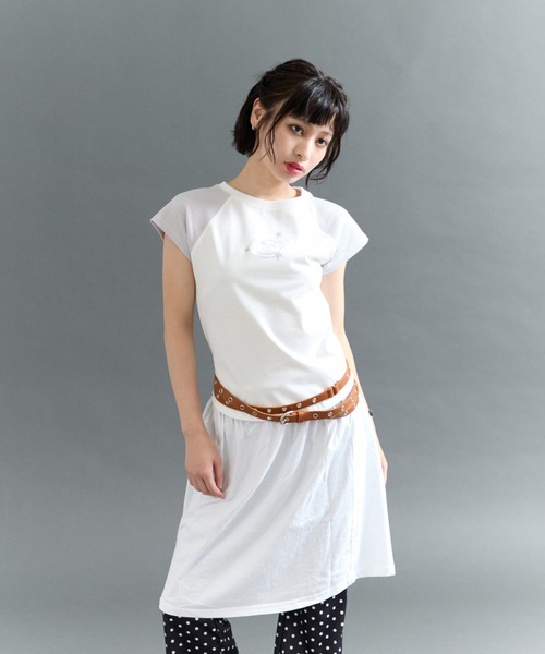 FTW（エフティダブリュー）の「THERMAL RAGLAN TOP（Tシャツ/カットソー・レディース・ブラック/ネイビー/オフホワイト・SMALL/MEDIUM）」の12枚目の写真