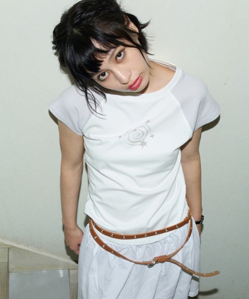 FTW（エフティダブリュー）の「THERMAL RAGLAN TOP（Tシャツ/カットソー・レディース・ブラック/ネイビー/オフホワイト・SMALL/MEDIUM）」の6枚目の写真