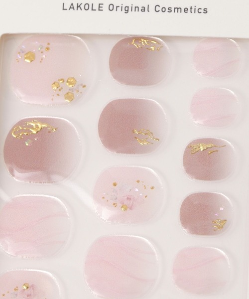 LAKOLE（ラコレ）の「ジェルシール-029 / 572950（ネイルシール/ネイルチップ・レディース・ピンク・FREE）」の2枚目の写真