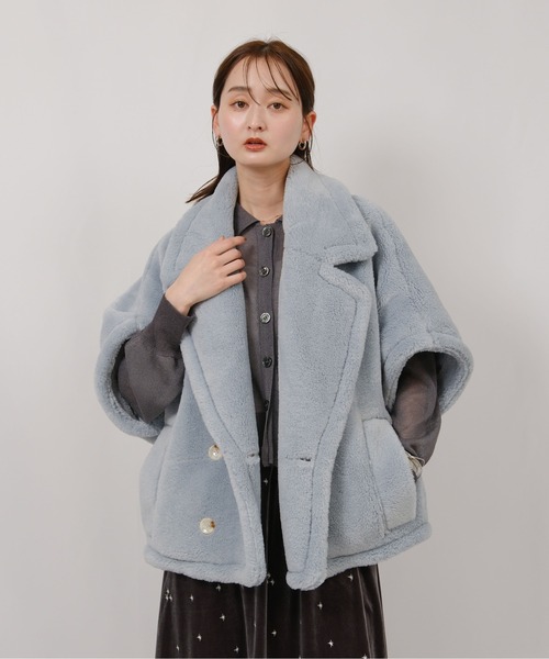 ボアポンチョコート Palm Riche│Eimee Law & LHELBIE 公式オンライン