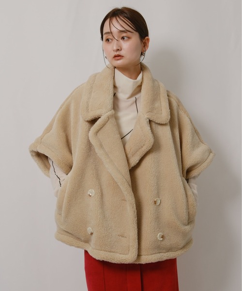 ボアポンチョコート Palm Riche│Eimee Law & LHELBIE 公式オンライン